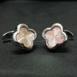 Alternative view of Elegant design Cufflinks for men in White and Silver color