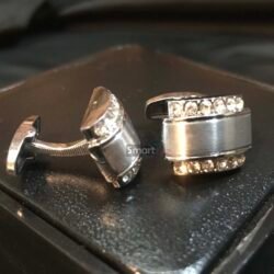 Alternative view of Elegant design Cufflinks stud for men in Silver color