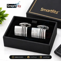 Formal Silver Cufflinks for Men