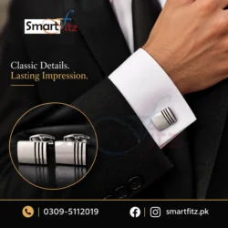 Formal Silver Cufflinks for Men - Image 4