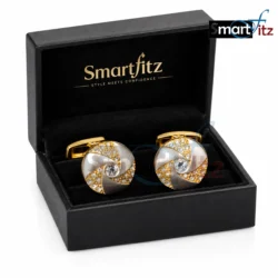 Luxury Gold and Silver Cufflinks for Men - Image 4