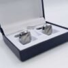 Elegant design Cufflinks for men in Silver color