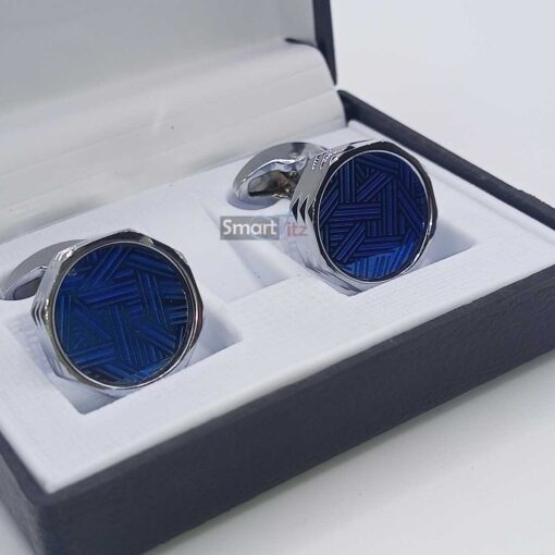 Cufflinks for men in Blue Shade