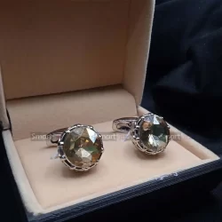 Alternative view of Elegant design Cufflinks for men in Champagne Color