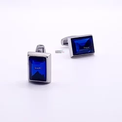 Cufflinks for men in Crystal Blue-Smartfitz.pk
