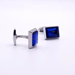 Cufflinks for men in Crystal Blue-Smartfitz.pk