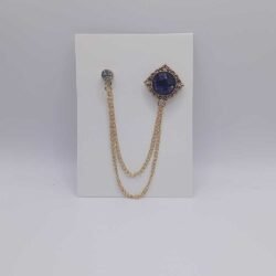 Alternative view of Brooches for Men (Blue)