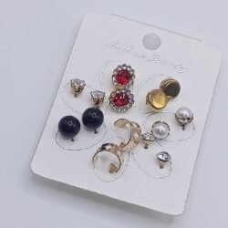 Alternative view of Earrings for girls in multicolor (Pack of 7)