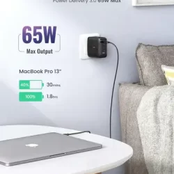 Ugreen 65W PD Gan charger-Smartfitz.pk