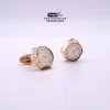 Golden cufflink studs for men