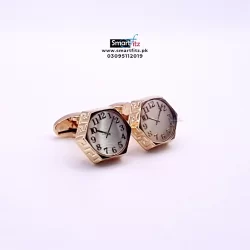 Golden cufflink studs for men