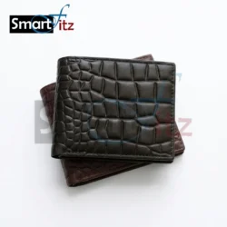 Men’s Classic Croc-Textured Bifold Wallet for Men - Image 6