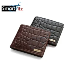 Men’s Classic Croc-Textured Bifold Wallet for Men - Image 13