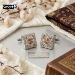 Zircon Stone Cufflinks for Men - Smartfitz.pk