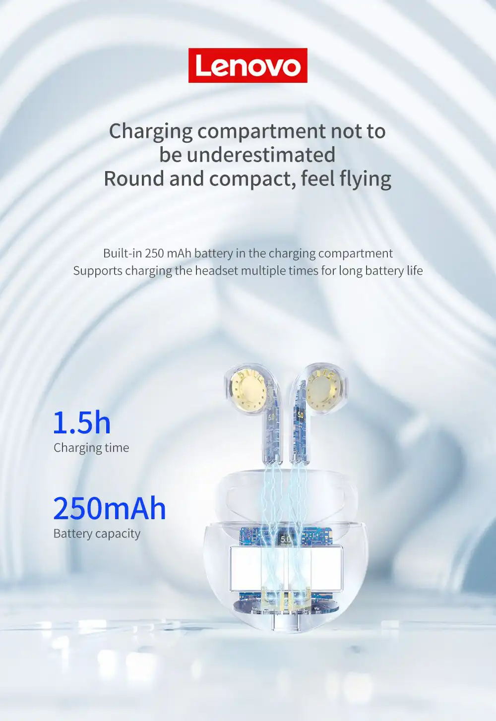 Lenovo HT38 Wireless Bluetooth Earphone