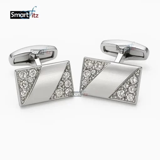 Cufflinks stud for men in Silver color
