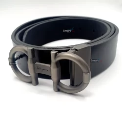 Black Formal Leather Belt for Men-Smartfitz.pk