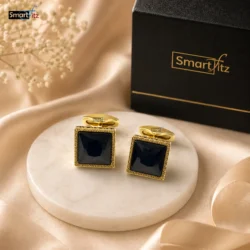 Cufflink for men in Black color