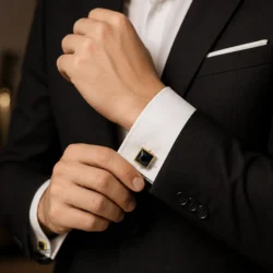 Best Cufflink for men in Black colour
