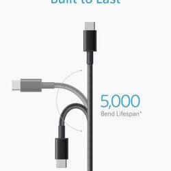 Anker Durable Braided Fast Charging Cable USB-C to USB-C 60w