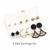 Stylish Pack of 6 Pair Earrings